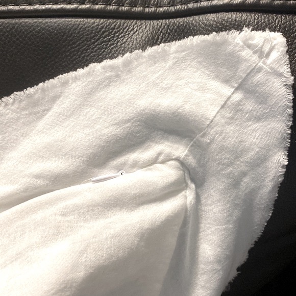 Southern Living King Sham, White, 100% COTTON, 20”x 36”, NOT IN ORIGINAL PACKAGE - Picture 3 of 3